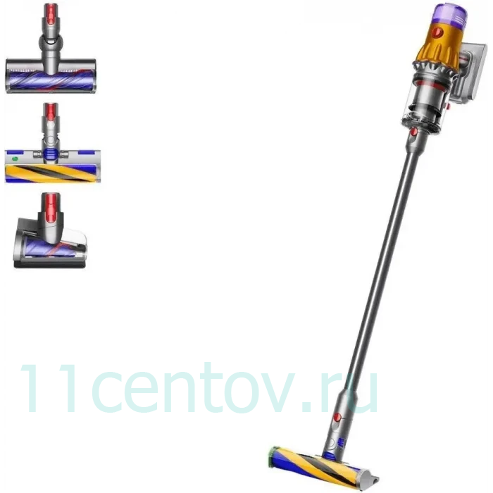 Пылесос Dyson V12 Detect Slim Absolute SV30 Yellow/Nickel