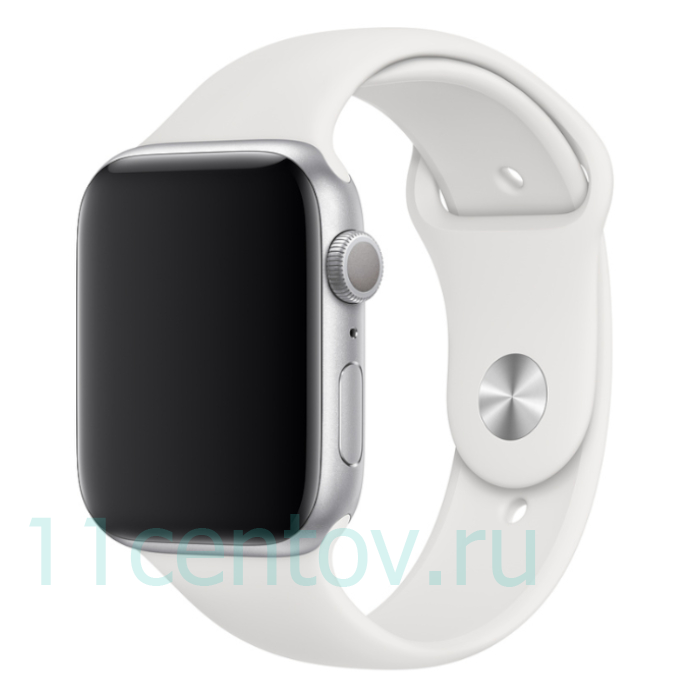 Картинка Ремешок Sportband для Apple Watch 38/40/41/42mm Белый от интернет-магазина электроники «11 Центов»