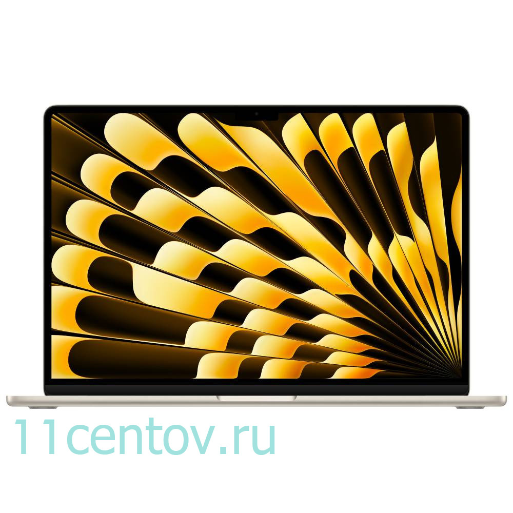 Картинка Apple MacBook Air 15" (2025) M4 10-CPU, 10-GPU, 16 Gb, 256 Gb Starlight MW1J3 от интернет-магазина электроники «11 Центов»