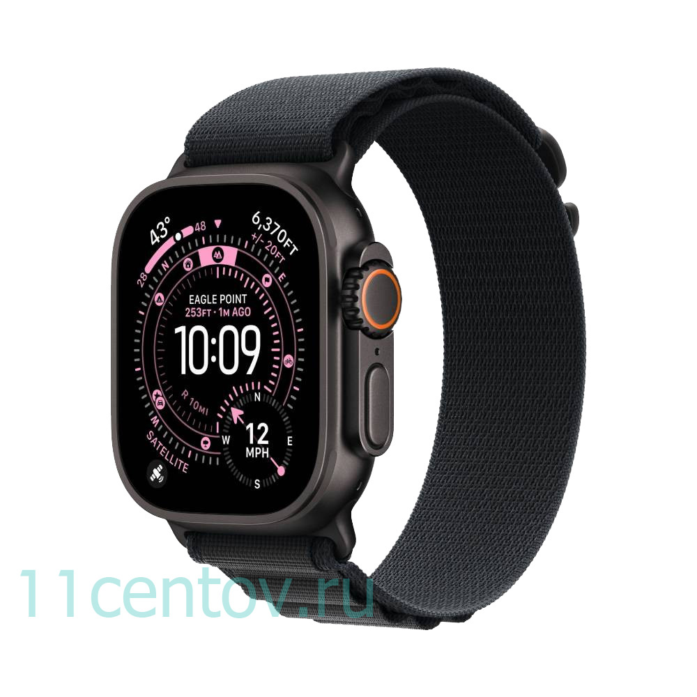 Картинка Apple Watch Ultra 3 Black Titanium Case with Alpine Loop Black M от интернет-магазина электроники «11 Центов»