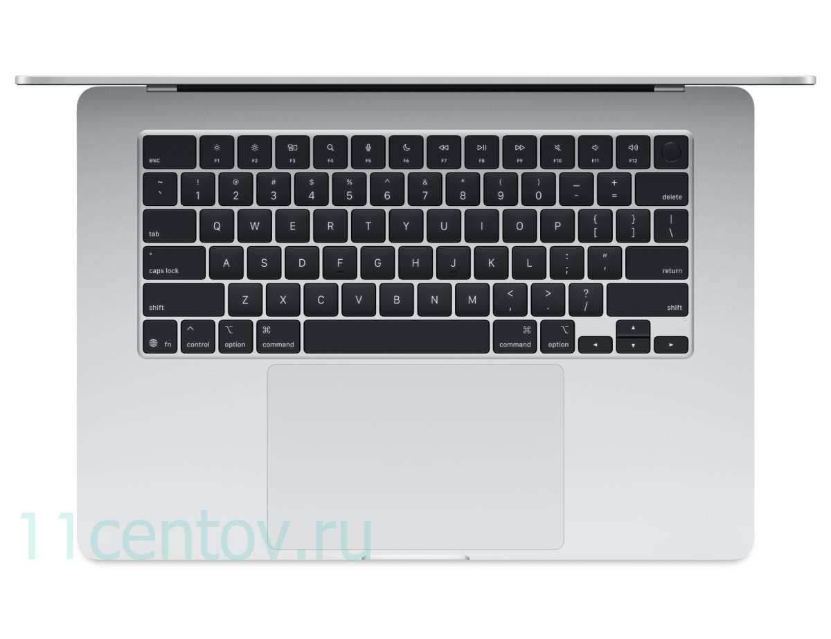 Картинка Apple MacBook Air 15" (2025) M4 10-CPU, 10-GPU, 16 Gb, 256 Gb Silver MW1G3 от интернет-магазина электроники «11 Центов»