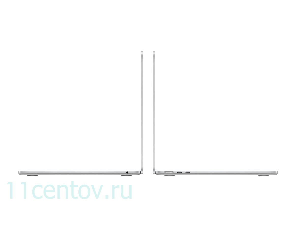 Картинка Apple MacBook Air 13" (2025) M4 10-CPU, 8-GPU, 16 Gb, 256 Gb Silver MW0W3 от интернет-магазина электроники «11 Центов»