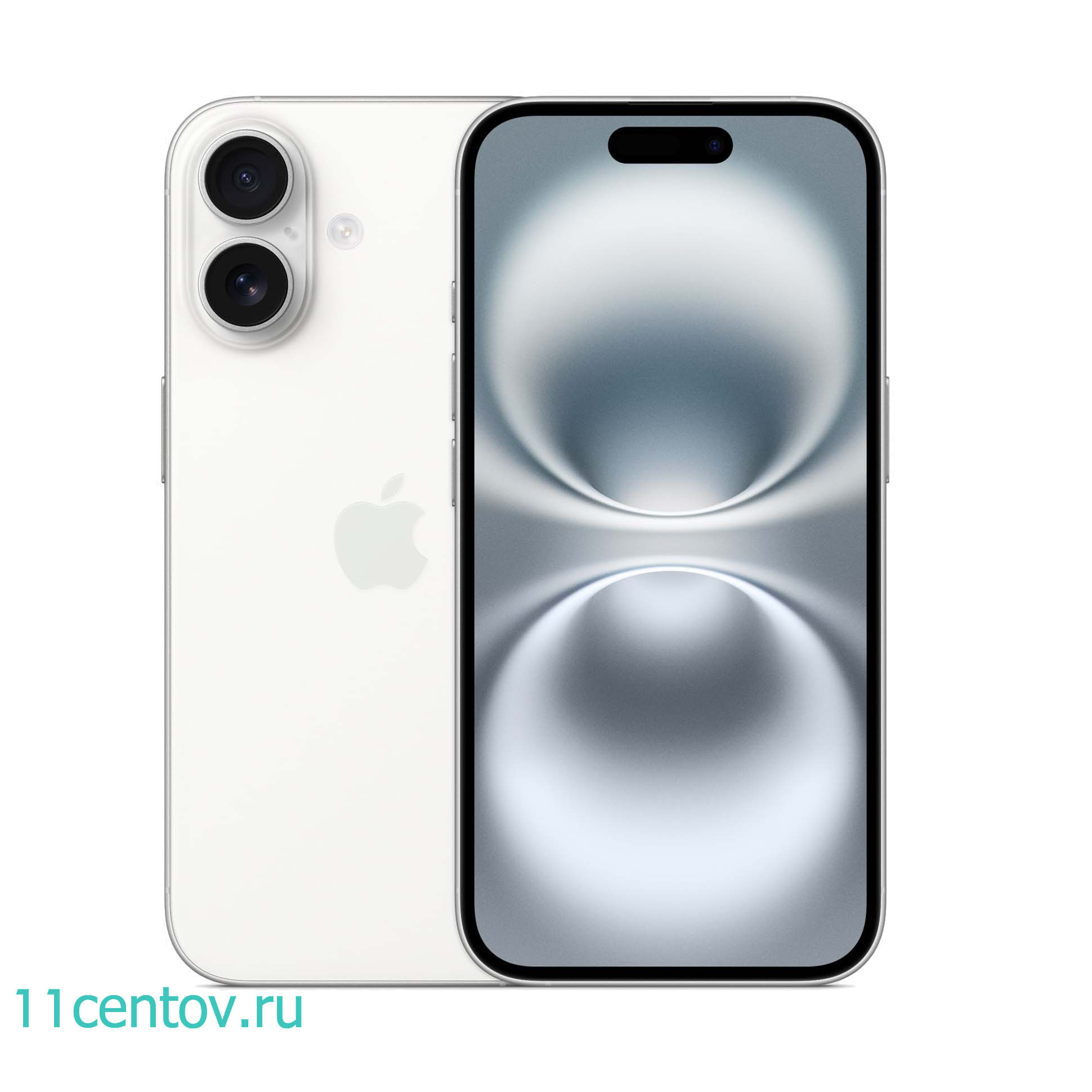 Картинка Apple iPhone 16 Plus 256GB White SIM+eSIM от интернет-магазина электроники «11 Центов»