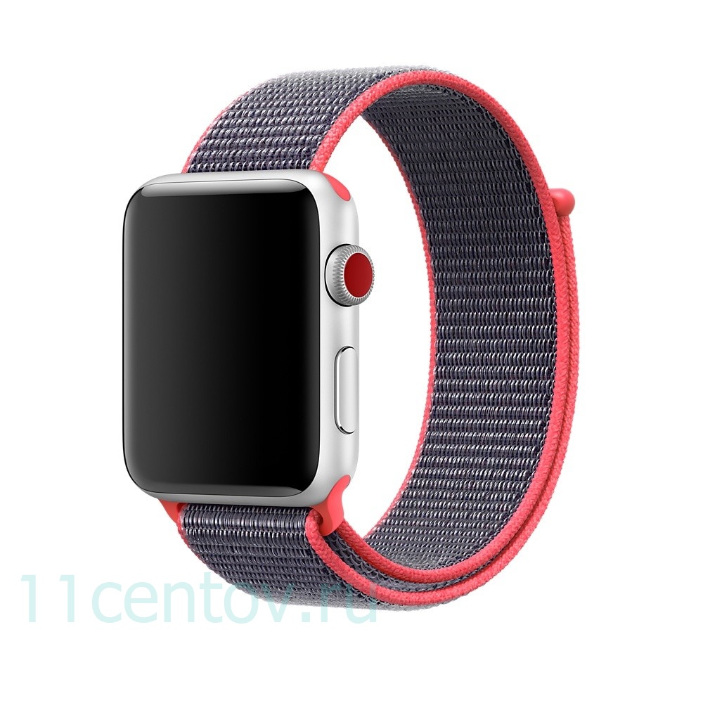 Картинка Ремешок Sport Loop для Apple Watch 42mm/44mm Black от интернет-магазина электроники «11 Центов»