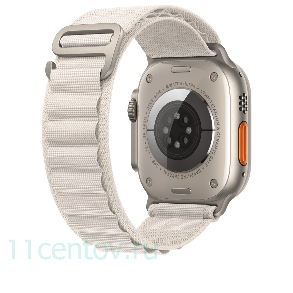 Картинка Ремешок Alpine Loop для Apple Watch 38/40/41 mm Starlight от интернет-магазина электроники «11 Центов»