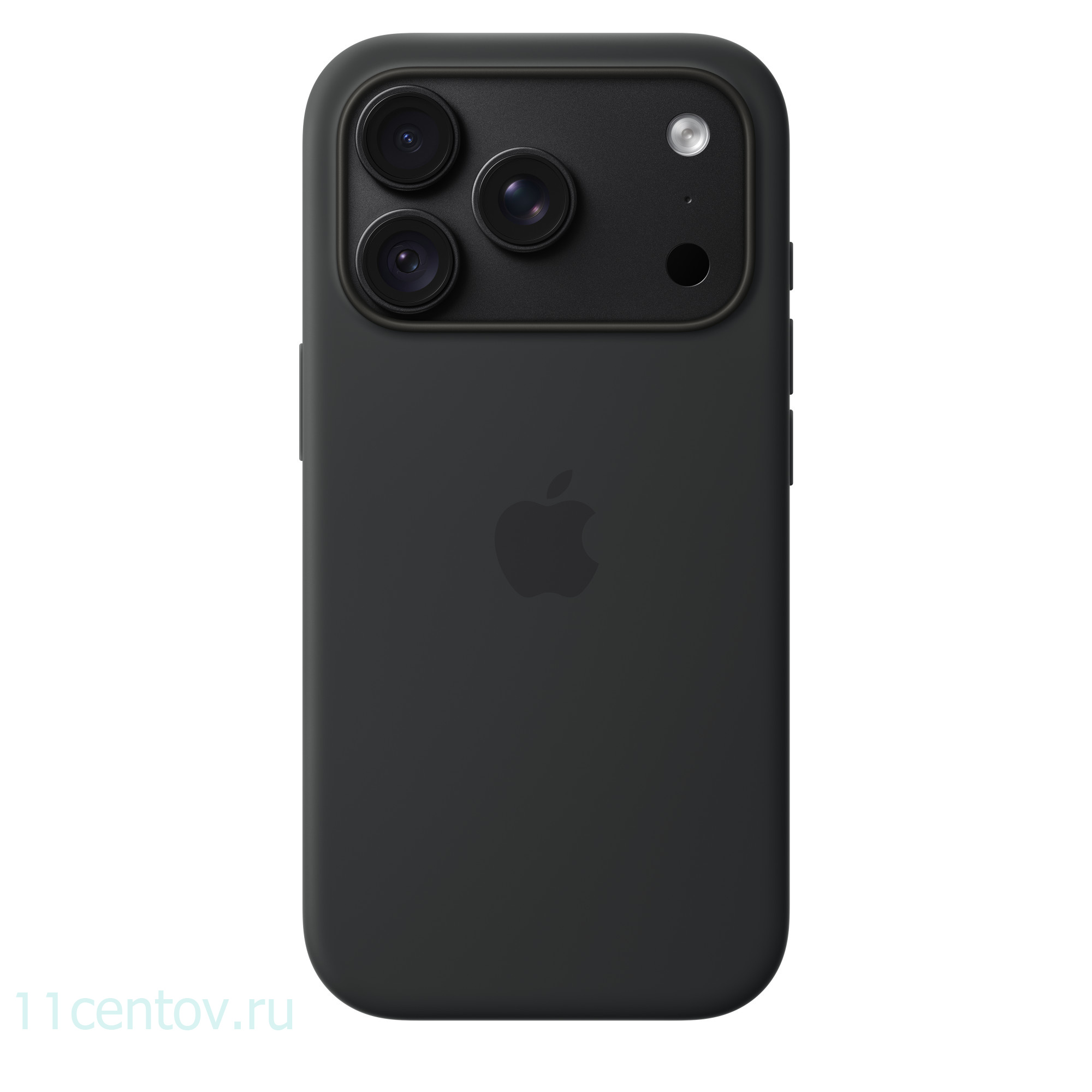 Картинка Силиконовый чехол для iPhone 18 Pro Черный от интернет-магазина электроники «11 Центов»