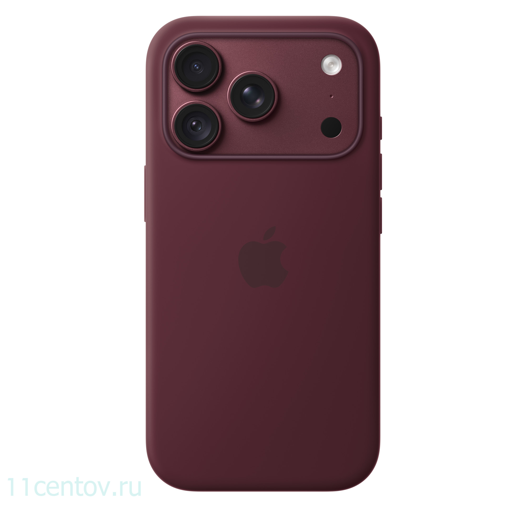 Картинка Силиконовый чехол для iPhone 18 Pro Бургундский от интернет-магазина электроники «11 Центов»