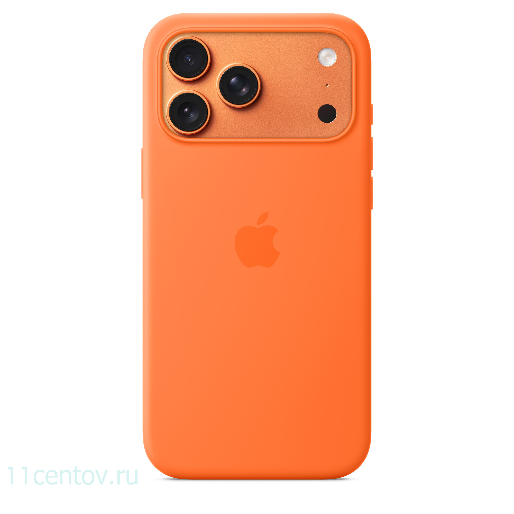 Картинка Силиконовый чехол для iPhone 17 Pro Max Оранжевый от интернет-магазина электроники «11 Центов»