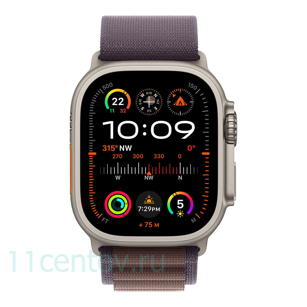 Картинка Apple Watch Ultra 2 with Indigo Alpine Loop M от интернет-магазина электроники «11 Центов»