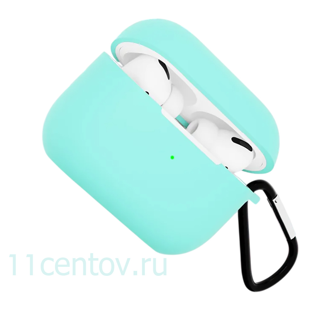 Картинка Чехол для Apple Airpods Pro 3 Мятный от интернет-магазина электроники «11 Центов»