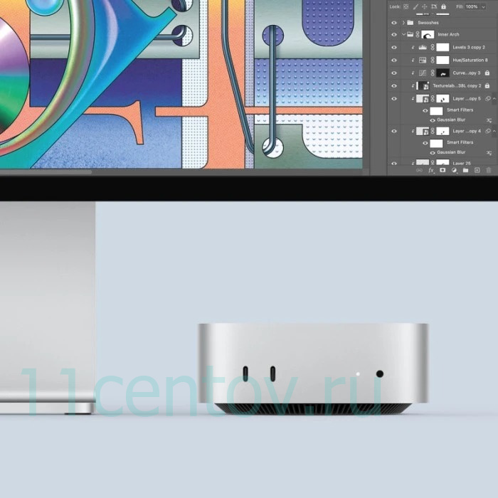 Apple Mac Mini (2024) M4 Pro 12-CPU, 16-GPU, 24Gb, 512Gb MCX44