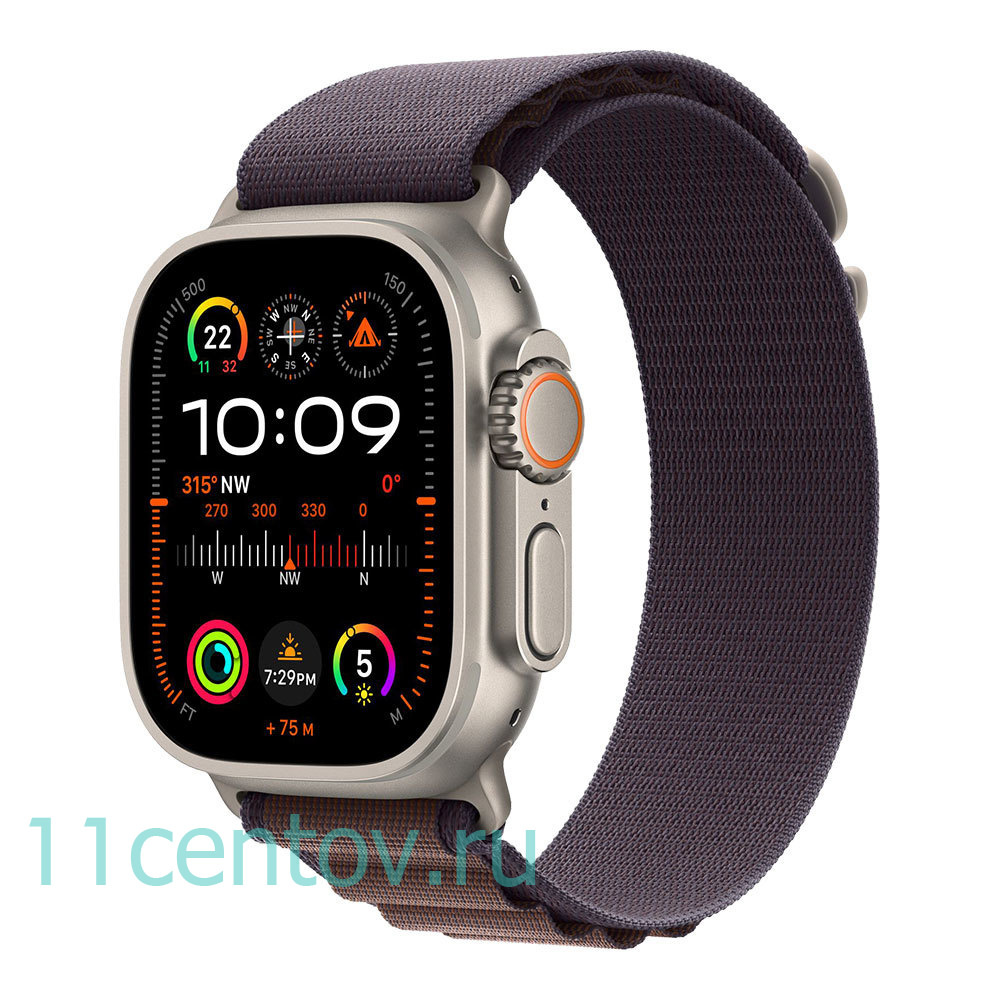 Картинка Apple Watch Ultra 2 with Indigo Alpine Loop M от интернет-магазина электроники «11 Центов»