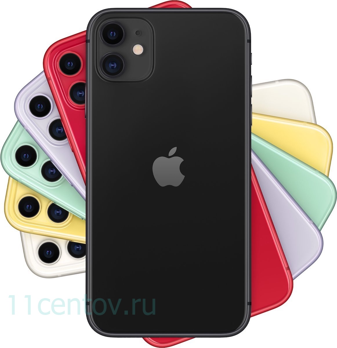 Картинка Apple iPhone 11 64gb Чёрный, Модель A2221 от интернет-магазина электроники «11 Центов»