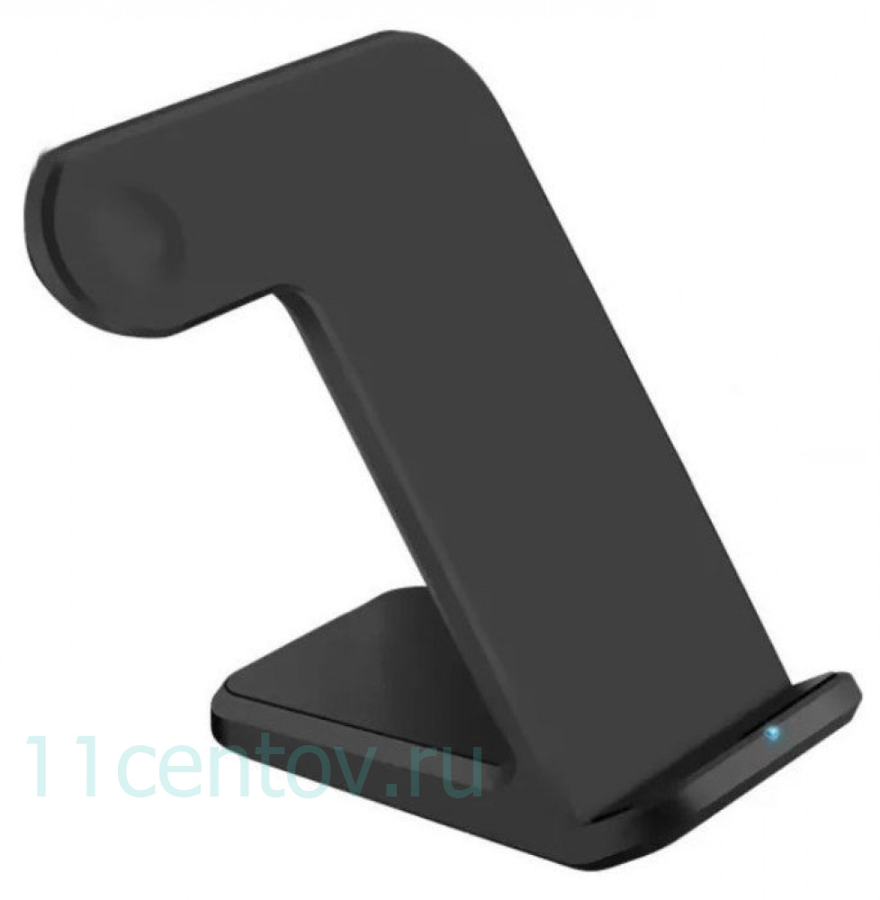 Картинка Док-станция COTEetCI Dock 3in1 для Apple Watch & iPhone & AirPods CS5169-BK (Чёрный) от интернет-магазина электроники «11 Центов»