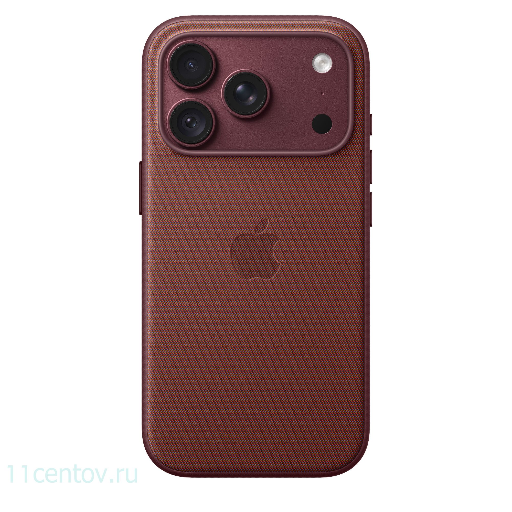 Картинка Чехол TechWoven для iPhone 18 Pro Бургундский от интернет-магазина электроники «11 Центов»