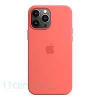Силиконовый чехол для iPhone 13 Pro, цвет «розовый помело»