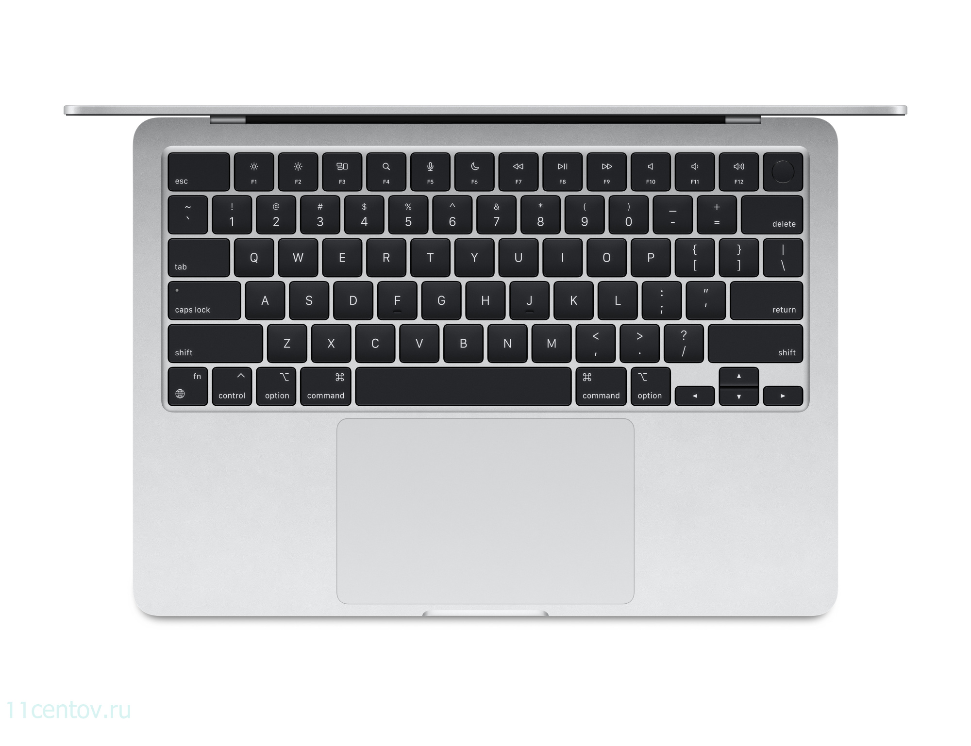 Картинка Apple MacBook Air 13" (2024) M3 8-CPU, 10-GPU, 8 Гб, 512 Гб Silver MRXR3 от интернет-магазина электроники «11 Центов»