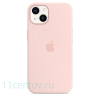 Силиконовый чехол для iPhone 13, цвет «розовый мел»