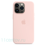 Силиконовый чехол для iPhone 13 Pro, цвет «розовый мел»