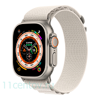 Apple Watch Ultra with Starlight Alpine Loop M