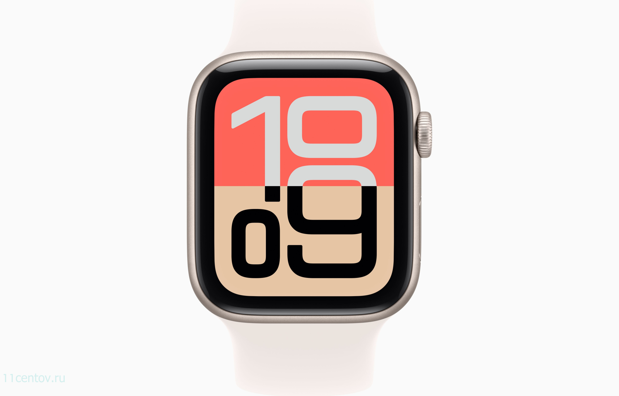 Картинка Apple Watch SE 3 GPS 44mm Starlight Aluminum Case with Starlight Sport Band M/L от интернет-магазина электроники «11 Центов»