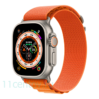 Apple Watch Ultra with Orange Alpine Loop S