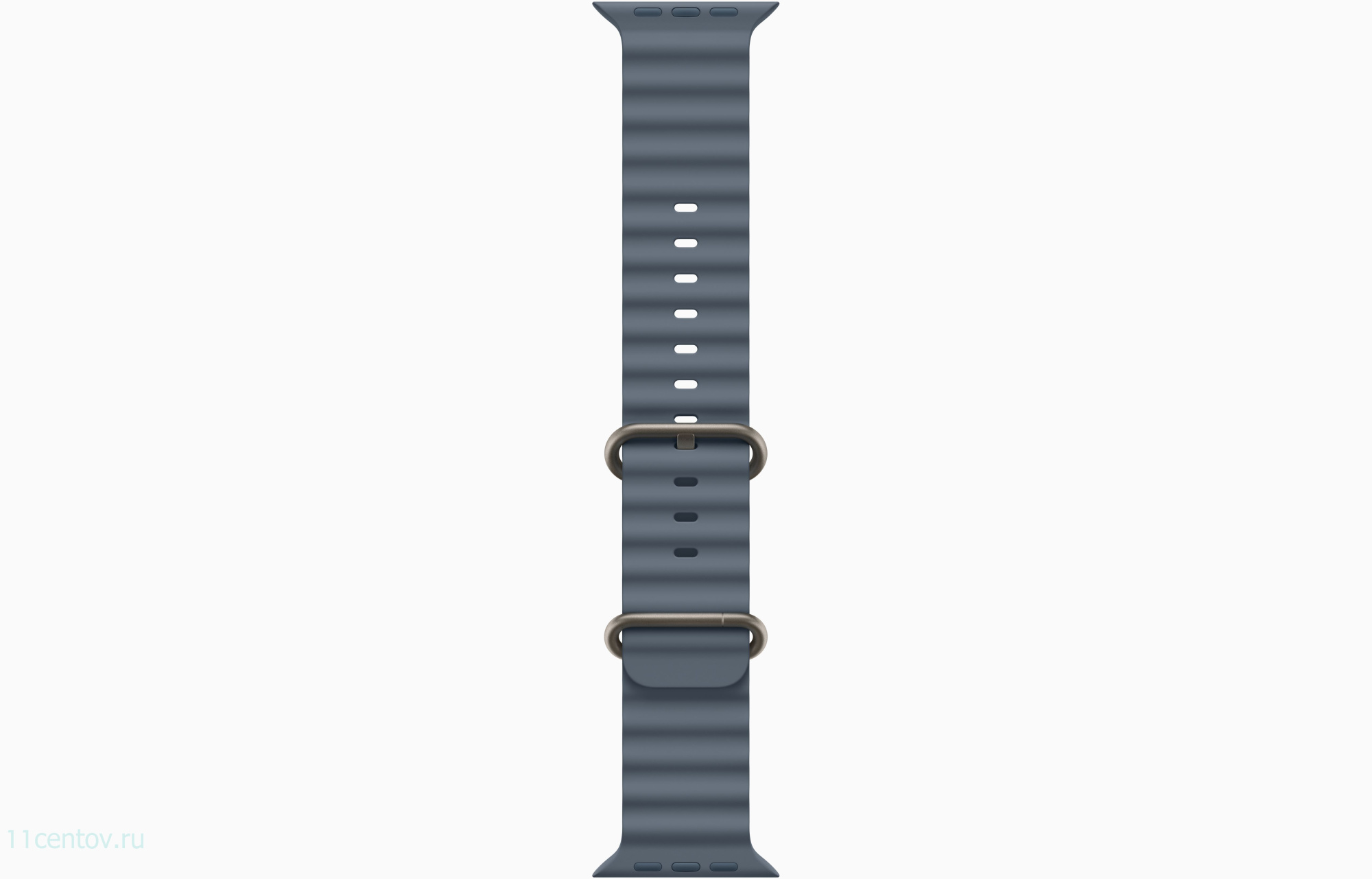 Картинка Apple Watch Ultra 3 Natural Titanium Case with Ocean Band Anchor Blue от интернет-магазина электроники «11 Центов»