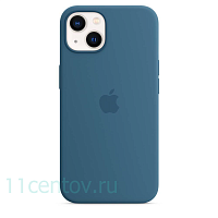 Силиконовый чехол для iPhone 13, цвет «полярная лазурь»