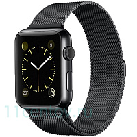 Ремешок Milanese Loop для Apple Watch 38/40mm черный